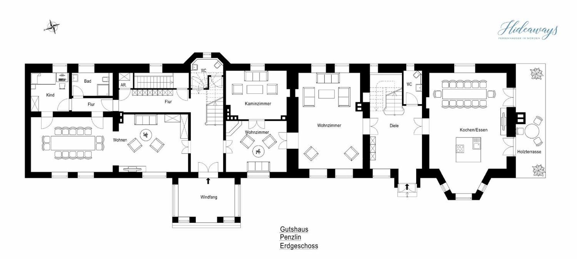 Villa Gutshaus Penzlin à Meyenburg  Extérieur photo